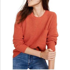 Madewell Thompson Patch Pocket Pullover Sweater